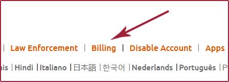 Chaturbate billing support