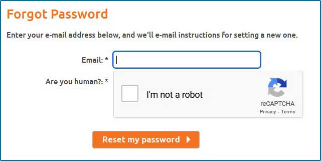 Chaturbate forgot password